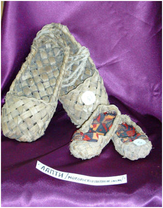мордовская национальная обувь